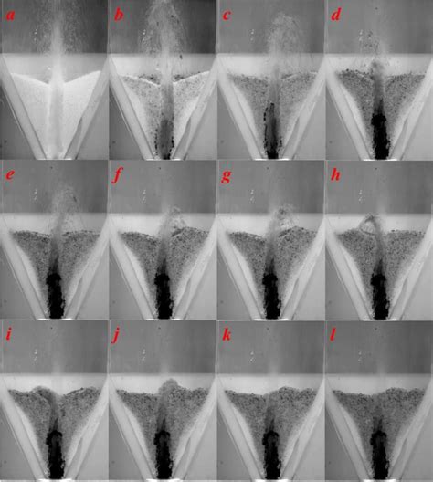 Figure From Monitoring Of The Hydrodynamic Instabilities In Conical