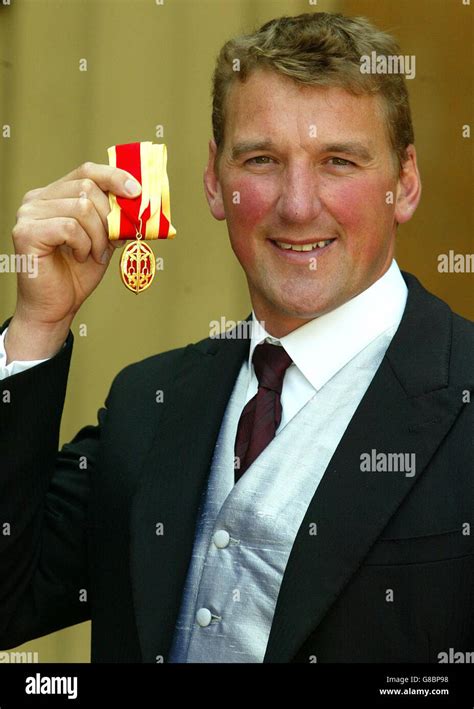 Olympic Rower Sir Matthew Pinsent After Receiving His Knighthood Stock