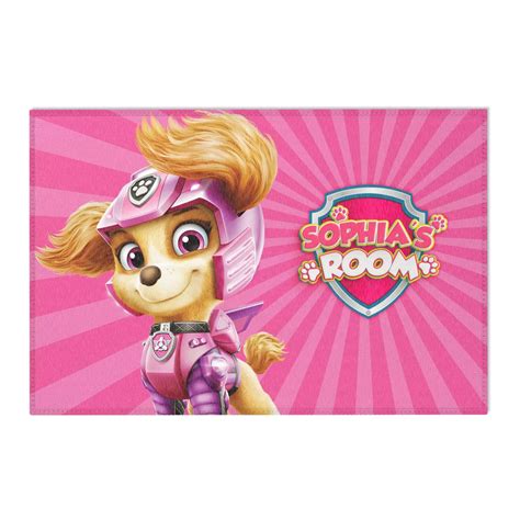 Personalized Paw Patrol Skye Rug