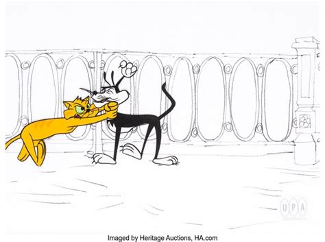 Gay Purr Ee Jaune Tom And Meowrice Production Cel UPA By UPA Studios On Artnet