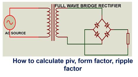 Full Wave Bridge Rectifier Efficiency Piv Youtube