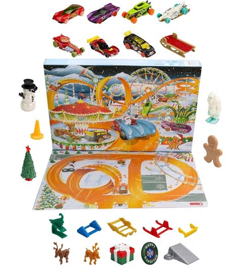 Hot Wheels Kalendarz Adwentowy Aut I Akcesori W Zestaw Na Prezent