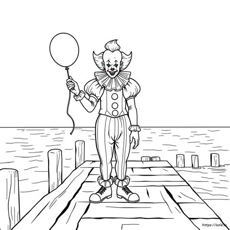 Pennywise Clown Coloring Pages