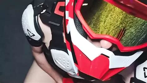 A Guy In A Motocross Gear Gets A Portion On His Mxhelmet Gay Twink Twink Porn XHamster