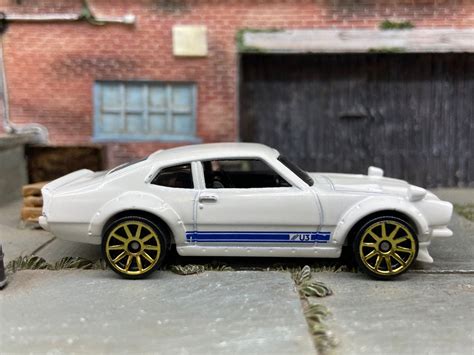 Loose Hot Wheels Custom Ford Maverick Dressed In White And Blue Etsy