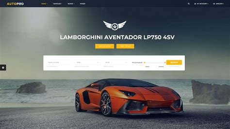 Best Car Dealer Wordpress Themes Sparkle Wp