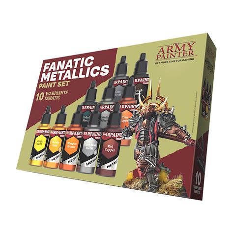 The Army Painter - Warpaints Fanatic - Metallics Set - Discount Games Inc
