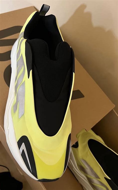 Adidas Yeezy Boost 700 Mnvn Laceless Phosphor Gy2055 Release Date Info Sneakerfiles