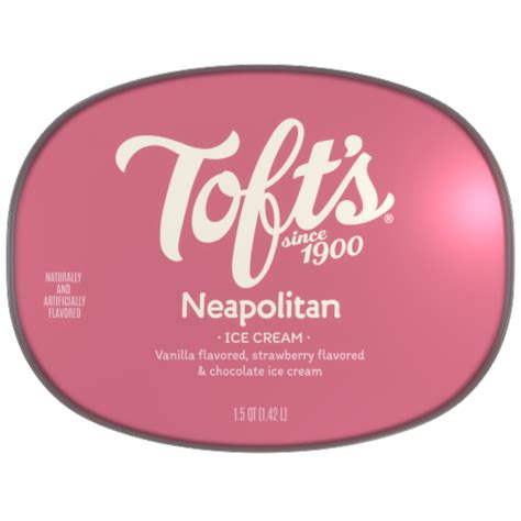 Tofts® Neapolitan Ice Cream Tub 48 Oz Kroger