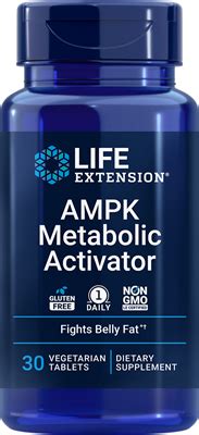 AMPK Metabolic Activator, 30 Vegetarian Tablets - Life Extension