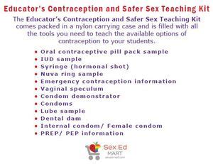 Educators Contraception And Safer Sex Teaching Kit