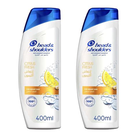 Head And Shoulders Citrus Fresh Anti Dandruff Shampoo 400ml Pack Of 2