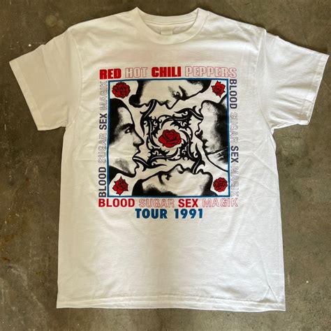Jual Kaos Tshirt Band Red Hot Chili Peppers Rhcp Tour Nirvana Pearl Jam Bootleg Vintage