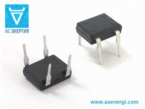 Однофазный диодный мост 1А 1000В DF10M – AS ENERGI