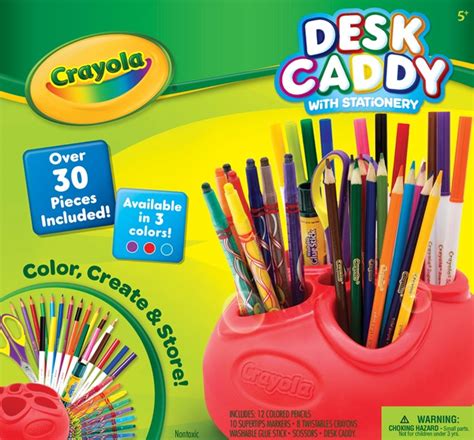 Crayola Desk Caddy With Stationery Au