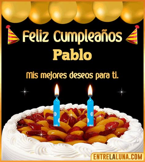 Feliz Cumplea Os Pablo Felicidades Pablo