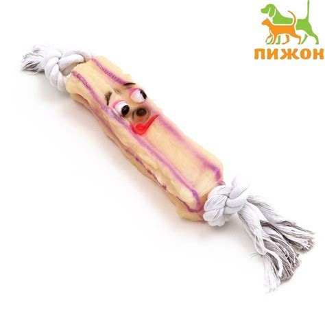 Игрушка на канате Грустная палка для собак, 30 см (игрушка 5,5 см) 1 шт ...