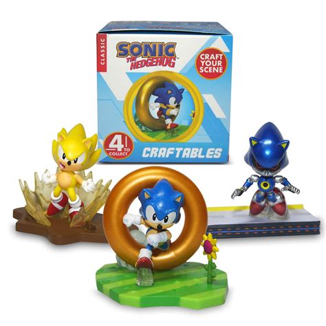 Sonic The Hedgehog Basic Wave Sonic Star Spring Action Figure Modern