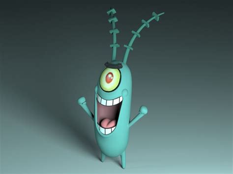 Plankton 3d model. | 3d model, Plankton, Model