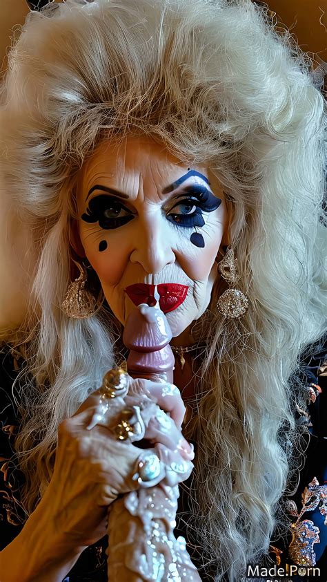 Porn Image Of Blowjob Lipstick Facial Goth Made Caucasian Long Fingernails Created By AI