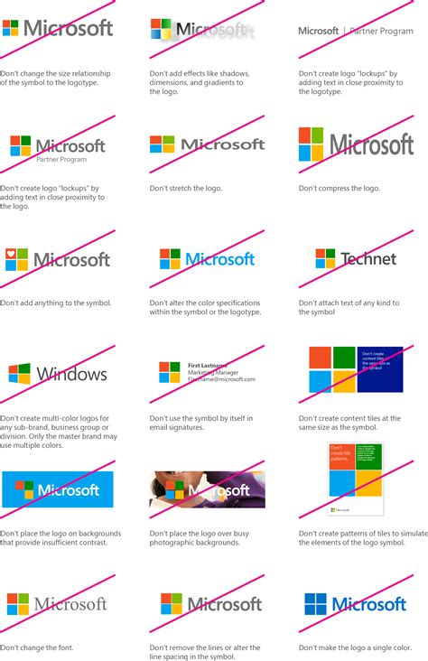 Microsoft Brand Guidelines Logo