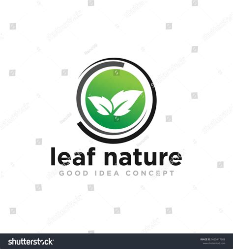 Leaf Nature Logo Design Vector Royalty Free Stock Vector 1695417988