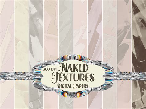 Naked Textures Digital Papers Graphic By Riri Digital Creative Fabrica