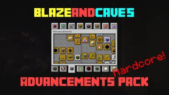 BlazeandCave S Advancements Pack Hardcore Version Gallery