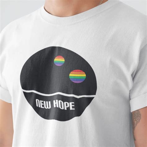 LGBTQ New Hope Sci Fi Pride Rainbow Shirt Gay Sci Fi Tee Gay Etsy