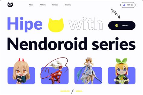NENDOROID - Website on Behance