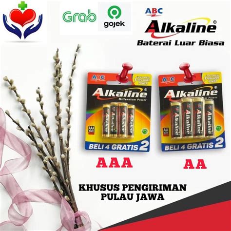 Jual Khusus Pulau Jawa Baterai Abc Alkaline Aaa Aa Isi Pcs