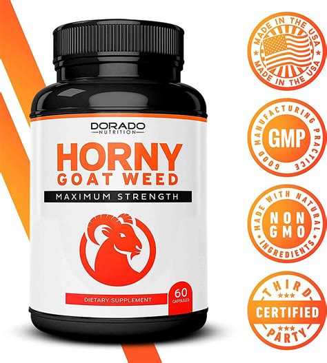 Horny Goat Weed Mg Max Strength For Men And Women Stamina