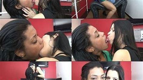 KC 26 HOT KISSES INTERRACIAL TOP GIRLS KARINA CRUEL VS INDIA MULAN NEW KC MF 2015 CLIP 6