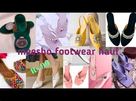 Meesho Trendy Footwear Haul Vedio Starting Rs 99fancy Footwear Haul