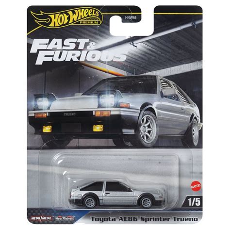 Машинка Hot wheels Форсаж Toyota AE Sprinter Trueno Collector Edition Metal Diecast