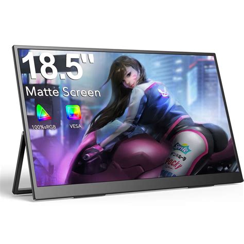 18.5" 100Hz Portable Monitor 1080P Display HDMI Type C 100% sRGB ...