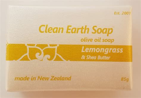 Lemongrass And Shea Butter Soap Clean Earth Soap