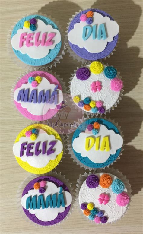 Cupcakes Dia De La Madre Cupcakes Dia De La Madre Pastel Dia De Las