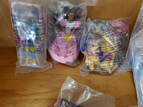 Mcdonalds Happy Meal Barbie And Hot Wheels Toys 9 Piece Etsy