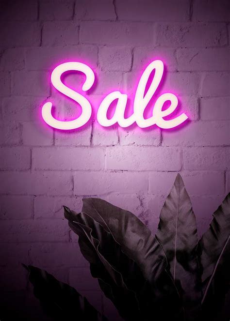 Sale neon sign