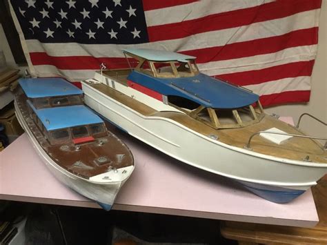 Vintage S Chris Craft Model Boats Two Boats Together Inches Long