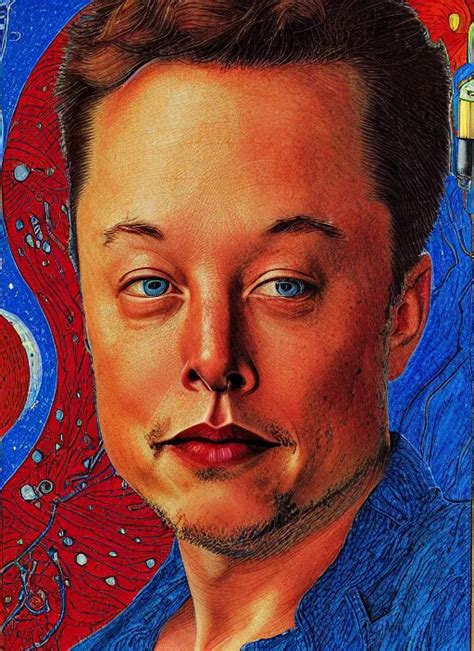 Portrait Of Elon Musk By Ivan Bilibin Stable Diffusion OpenArt