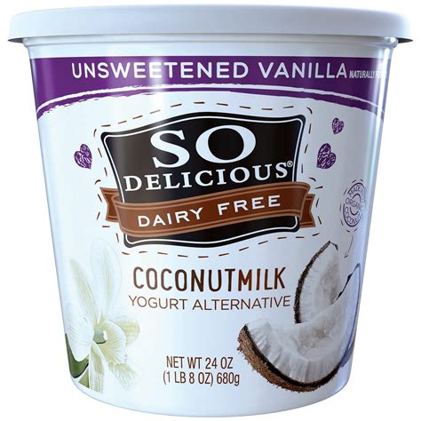 Order So Delicious Dairy Free Coconutmilk Yogurt Alternative Unsweetened Vanilla Fast Delivery