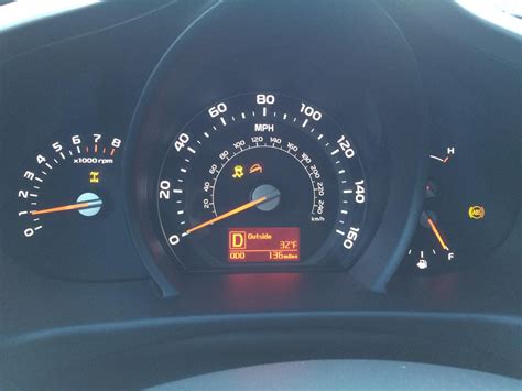 Warning Lights On Kia Sportage Dashboard