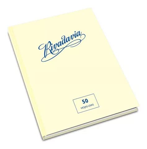 Cuaderno Rivadavia Tapa Dura X50 Hojas Lisas Tradicional MercadoLibre