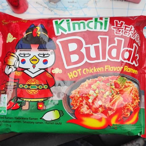 Buldak Kimchi Hot Chicken Ramen Samyang kalorie kJ i wartości