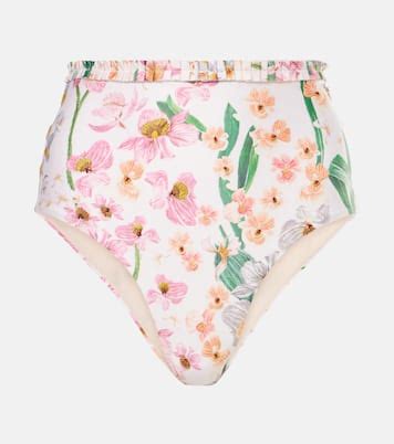 Nopal Jardinera High Rise Bikini Bottom In Multicoloured Agua By Agua Bendita Mytheresa