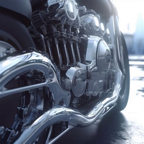 Premium AI Image | A close up of a motorcycle engine with the word ...