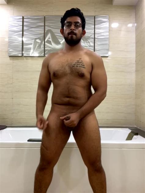 Chubby Brown Man Loves To Show Off His Naked Body Thisvid