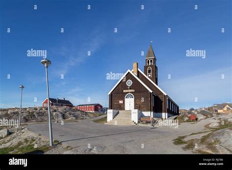 Zions Church In Ilulissat Greenland Stock Photo Alamy